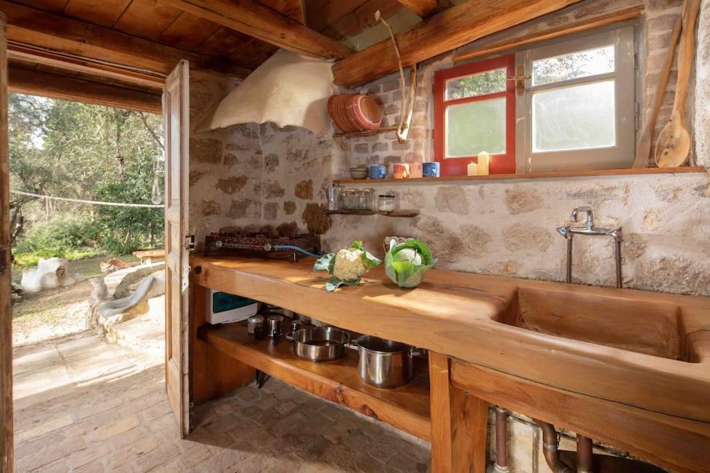 Paramonas  Margaritis'S Treehouseヴィラ エクステリア 写真